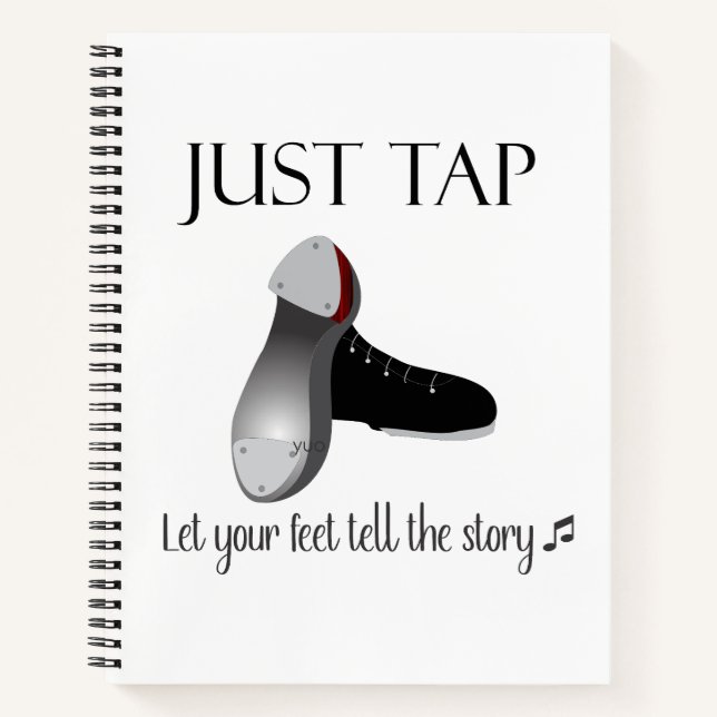 Just Tap  Notebook (Front)