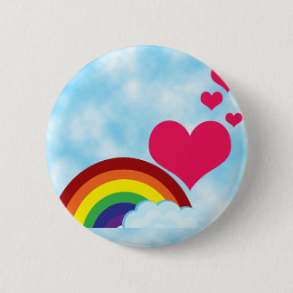 Just the Rainbow 6 Cm Round Badge