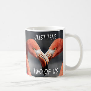 JUST THE TWO OF US Flamingo Valentine Christian Coffee Mug