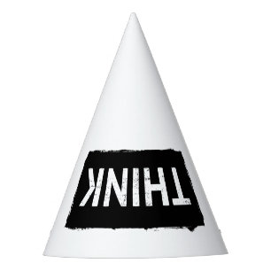 Just THINK ... Funny Dumb Nerdy Stupid Dunce Cap