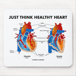 Just Think Healthy Heart (Diastole Systole) Mouse Mat