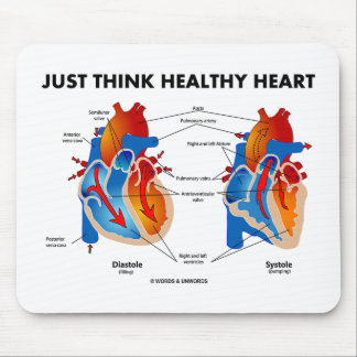 Just Think Healthy Heart (Diastole Systole) Mouse Mat