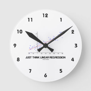 Just Think Linear Regression (Statistics) Round Clock