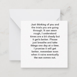 Just Thinking of You Card
