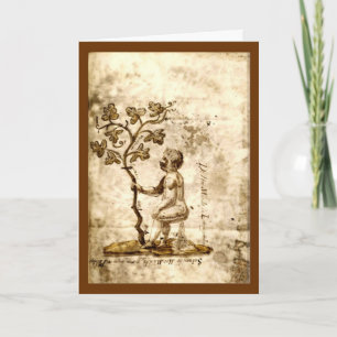 Just Thinking Of You! Mediaeval Greeting Card