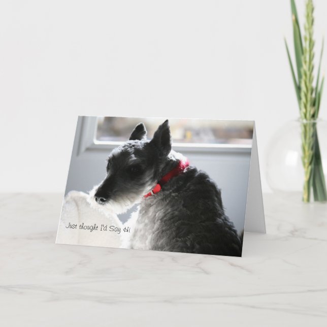 Just thought I'd say Hi Card (Front)