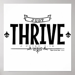 Just Thrive Poster