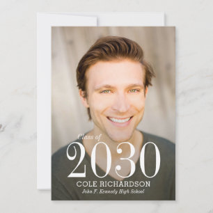 Just Timeless Graduation Announcement