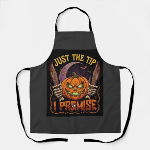 Just Tip Premise Halloween Pumpkin Bloody Knives_1 Apron