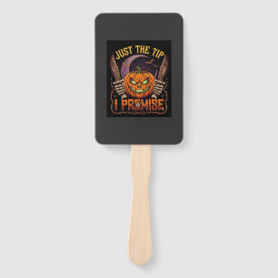 Just Tip Premise Halloween Pumpkin Bloody Knives_1 Hand Fan