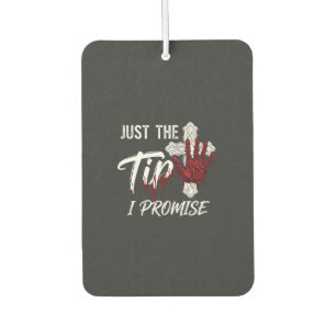Just Tip Promise Halloween Bloody Hand Cross Car Air Freshener