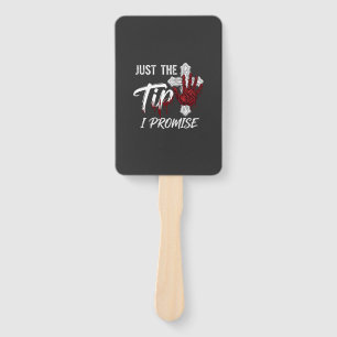Just Tip Promise Halloween Bloody Hand Cross Fan