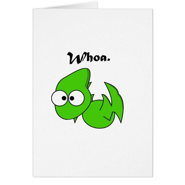 Just Tired Funny Dragon or Pterodactyl Cartoon (Front)