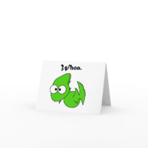 Just Tired Funny Dragon or Pterodactyl Cartoon