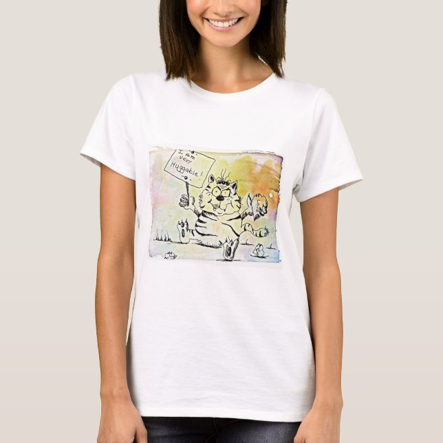 Just  too Huggable T-Shirt (Front)