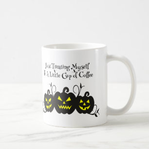Just Treating Myself To Coffee Jack O' Lantern Coffee Mug