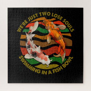 Just Two Lose Souls Swimming In A Fish Bowl Jigsaw Puzzle