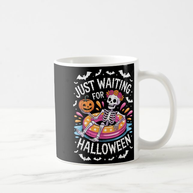 Just Waiting For Halloween Coffee Mug (Right)
