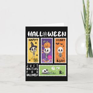 Just Waiting For Halloween For Kids Girlspostage S Card