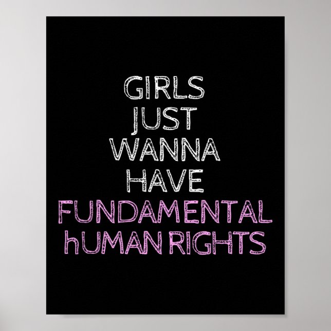Just Wanna Have Fundamental Rights  Poster (Front)
