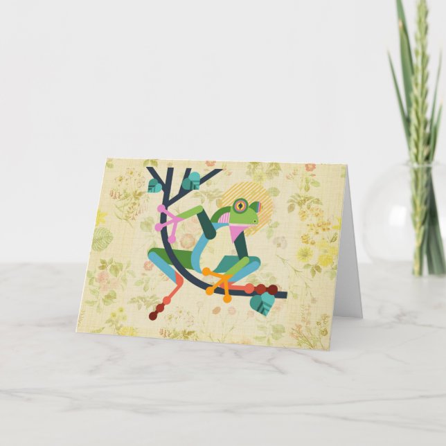 “Just Want to Say “Hi” Blank Folded Card (Front)