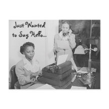 Just Wanted to Say Hello Postcard
