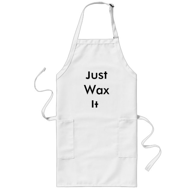 Just wax it apron. long apron (Front)