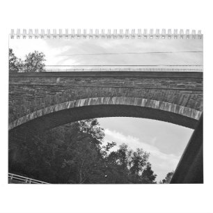 just words (black and white photos) calendar