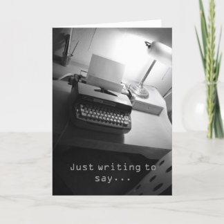 Just Writing Card