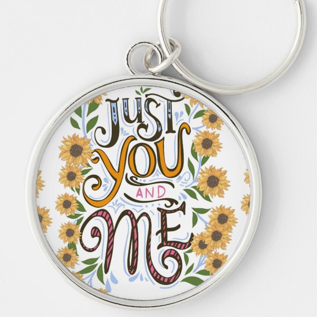 JUST YOU AND ME KEY RING (Front)