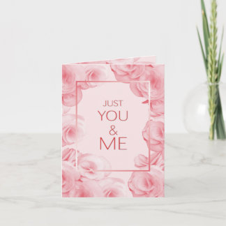 JUST YOU & ME | Greeting Card