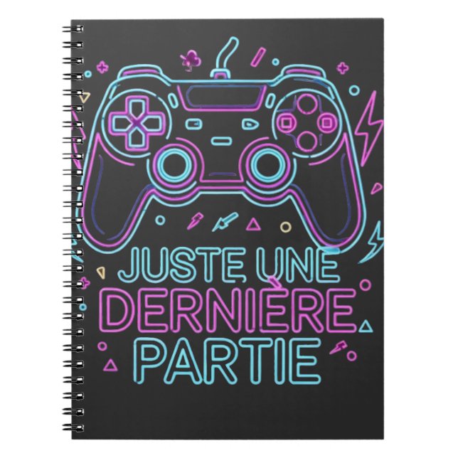 Juste Une Dernière Partie Gamer Notebook - Retro (Front)