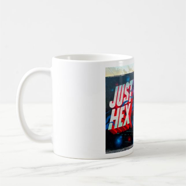 justhex coffee mug (Left)