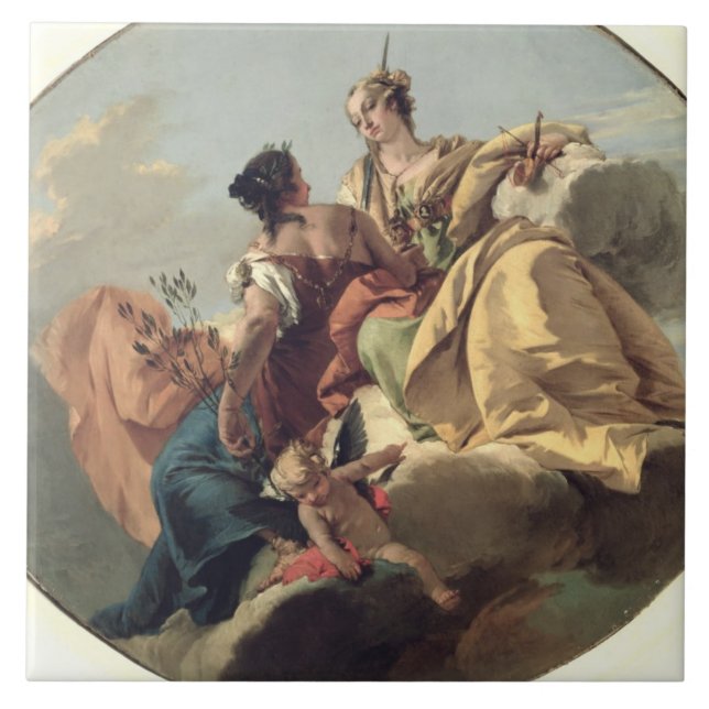 Justice and Peace Tile (Front)