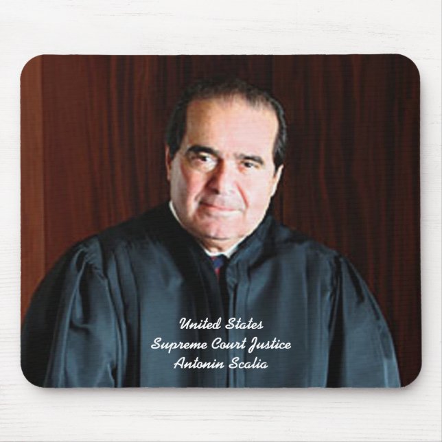 Justice Antonin Scalia Mouse Mat (Front)