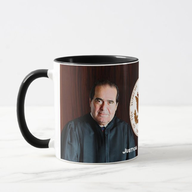 Justice Antonin Scalia - U.S. Supreme Court Mug (Left)