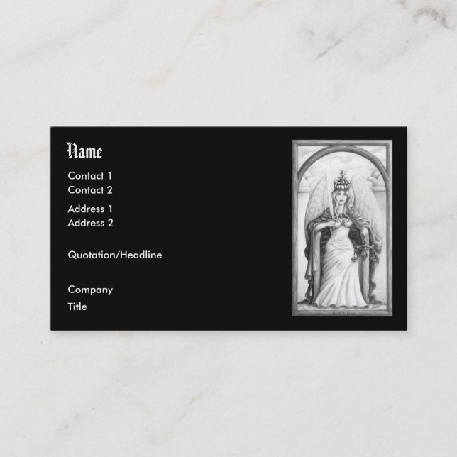 Justice Business Card (Front)