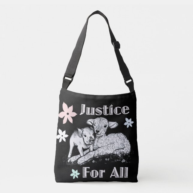 Justice for All Animal Rights Bag (Front)