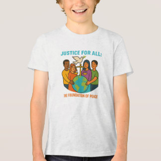 Justice for All: The Foundation for Peace Tri-Blend Shirt