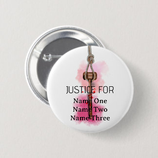 Justice for everyone 6 cm round badge