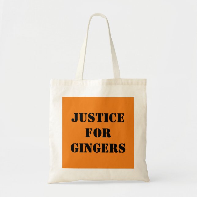 Justice for Gingers! Tote Bag (Front)