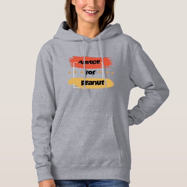 Justice For Peanut Hoodie (Front)