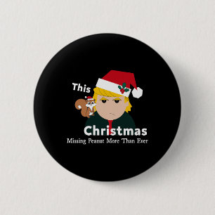 Justice For Peanut The Squirrel – Christmas Xmas S 6 Cm Round Badge