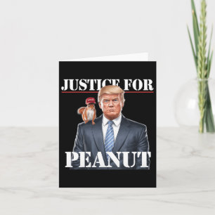 Justice For Peanut The Squirrel – Christmas Xmas S Card