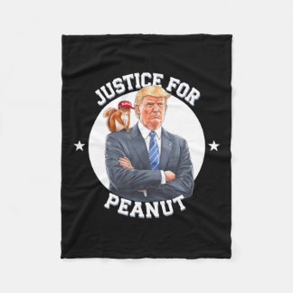 Justice For Peanut The Squirrel – Christmas Xmas S Fleece Blanket
