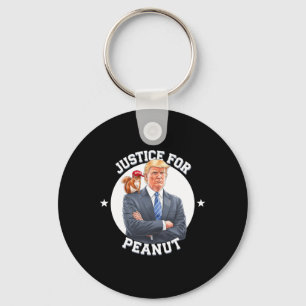 Justice For Peanut The Squirrel – Christmas Xmas S Key Ring