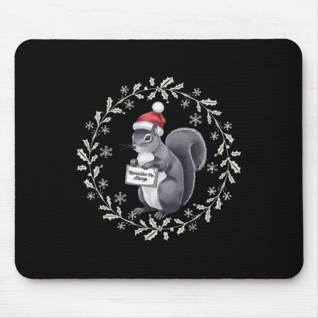 Justice For Peanut The Squirrel – Christmas Xmas S Mouse Mat (Front)