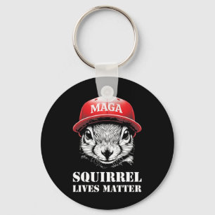 Justice For Peanut The Squirrel Lives Problem Vote Key Ring