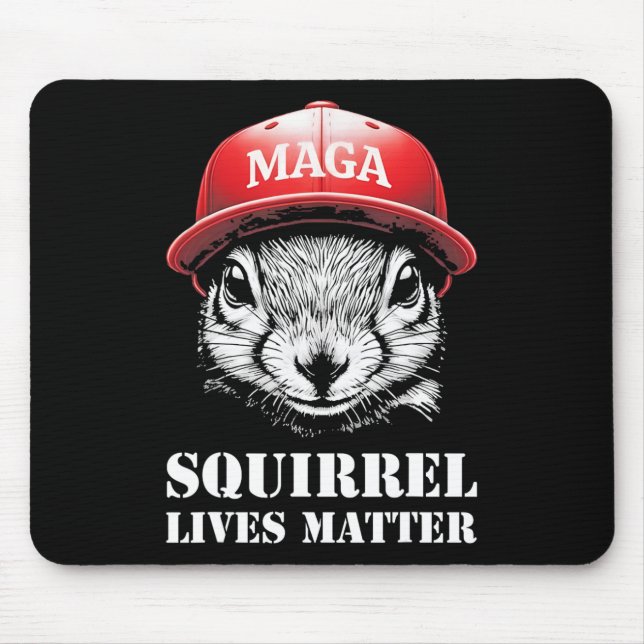 Justice For Peanut The Squirrel Lives Problem Vote Mouse Mat (Front)