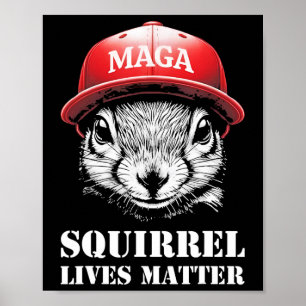 Justice For Peanut The Squirrel Lives Problem Vote Poster
